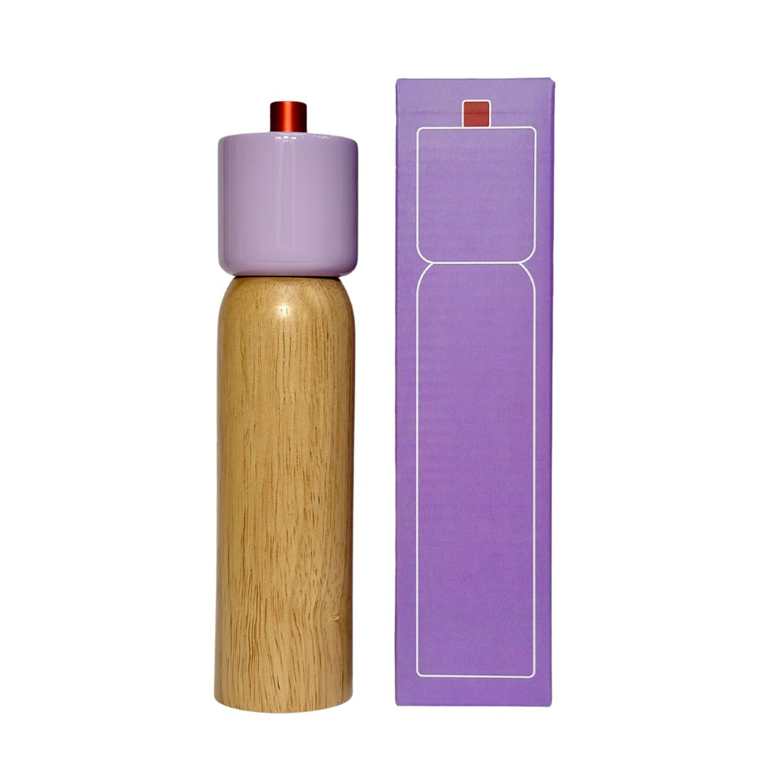 Lilac &amp; Red Salt &amp; Pepper Grinder