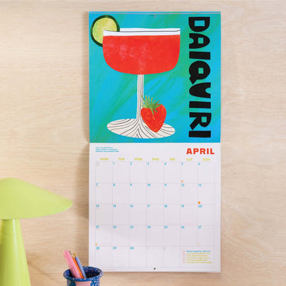 Cocktail 2025 Calendar