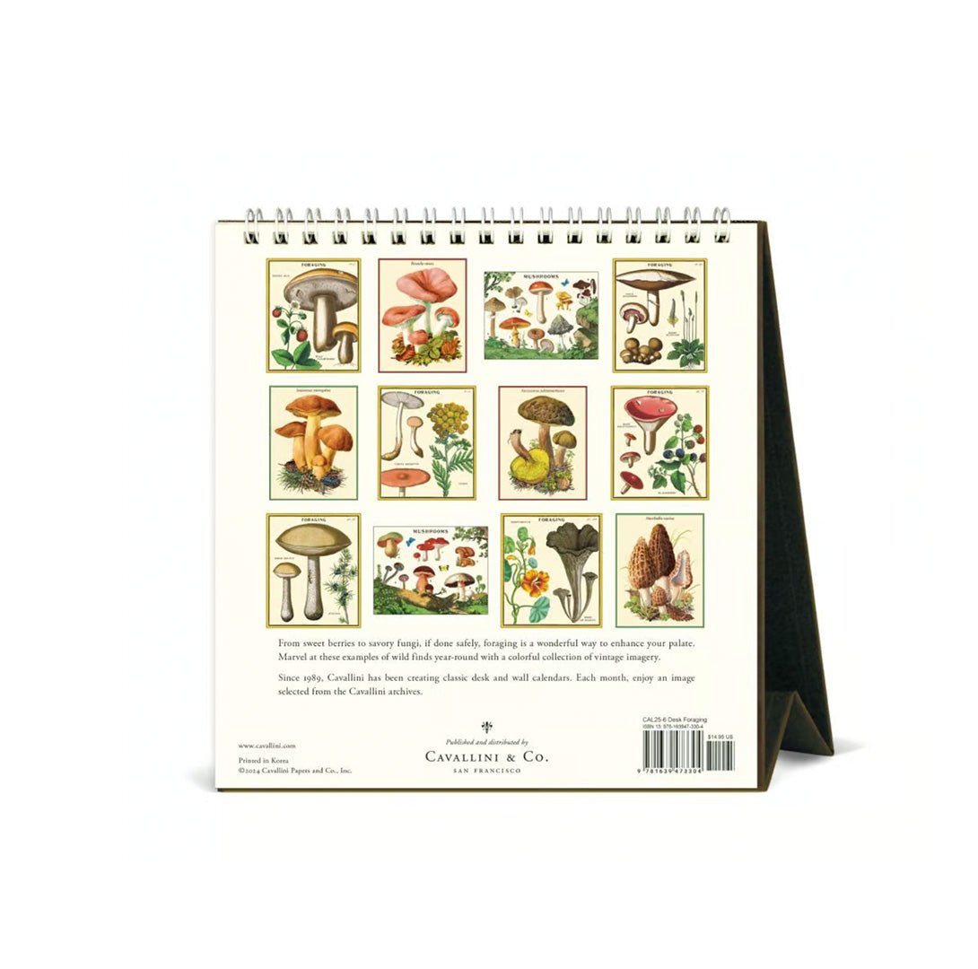 Foraging Desk Calendar 2025