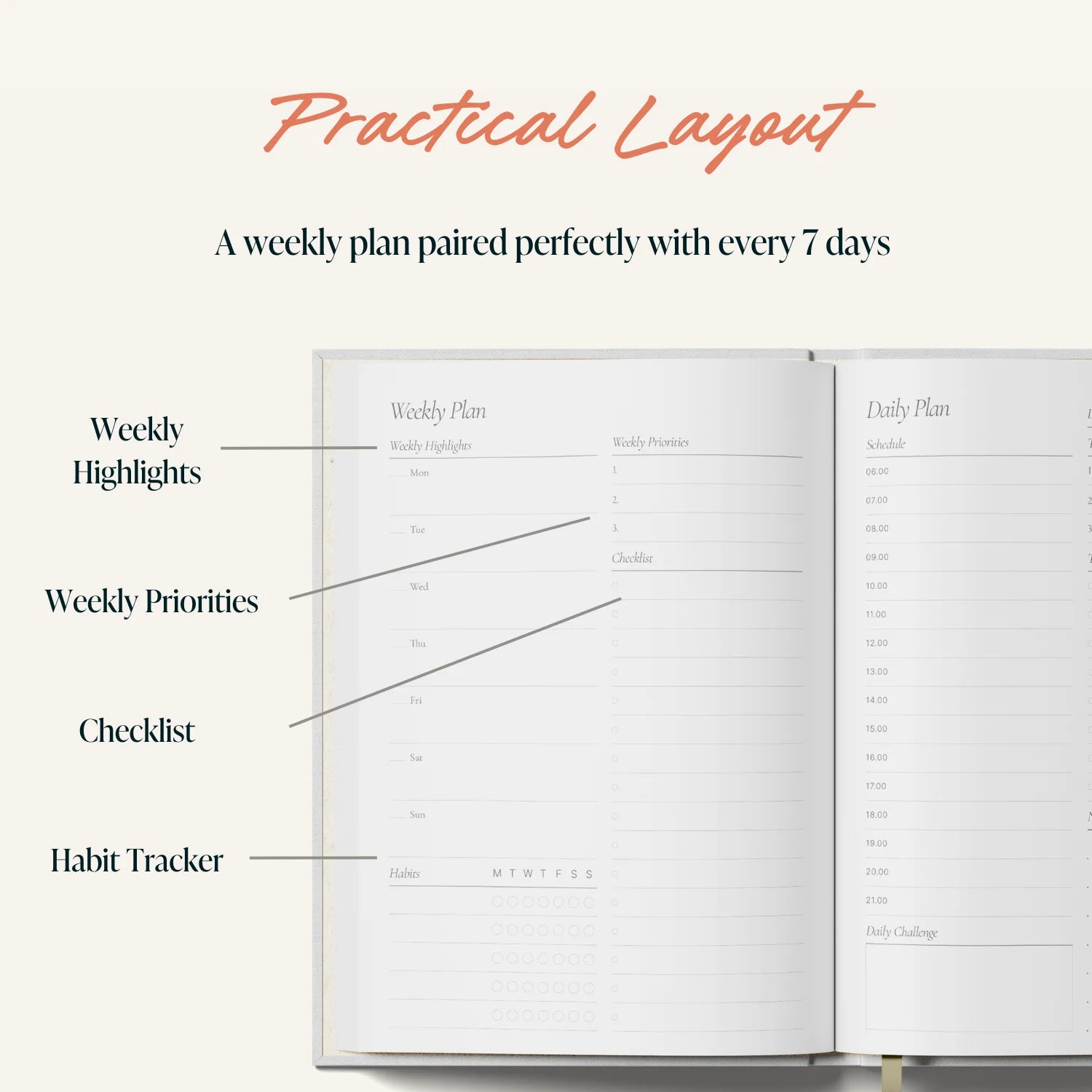 Daily Planner Botanical A5