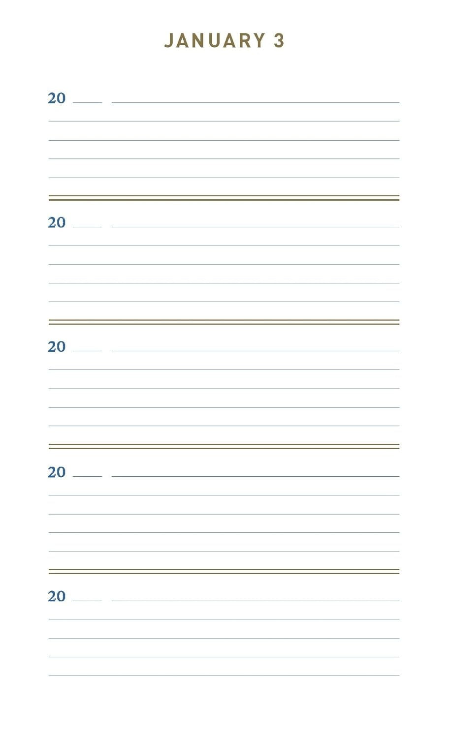 Denim One LIne  A Day:  : A Five-Year Memory Book