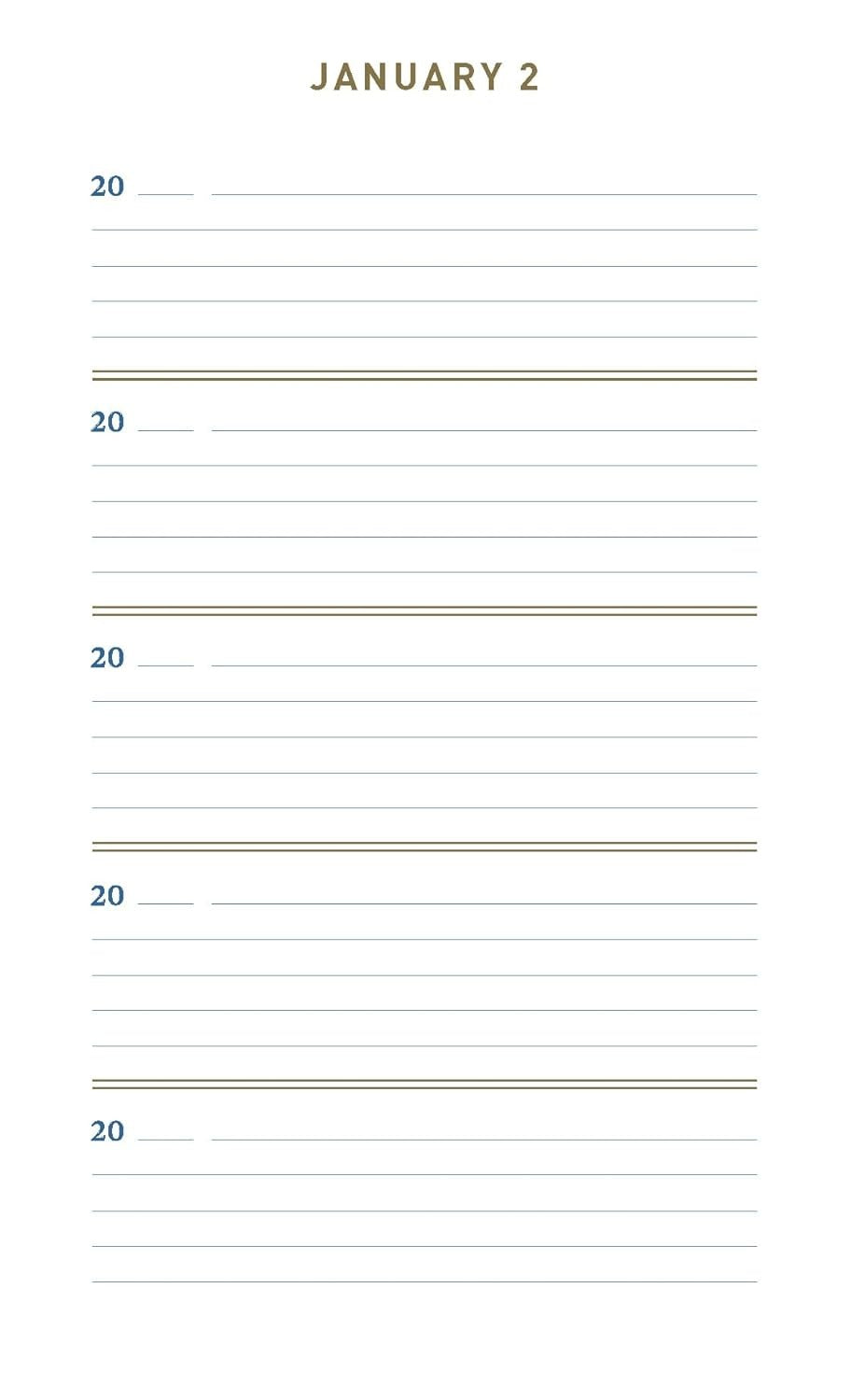 Denim One LIne  A Day:  : A Five-Year Memory Book