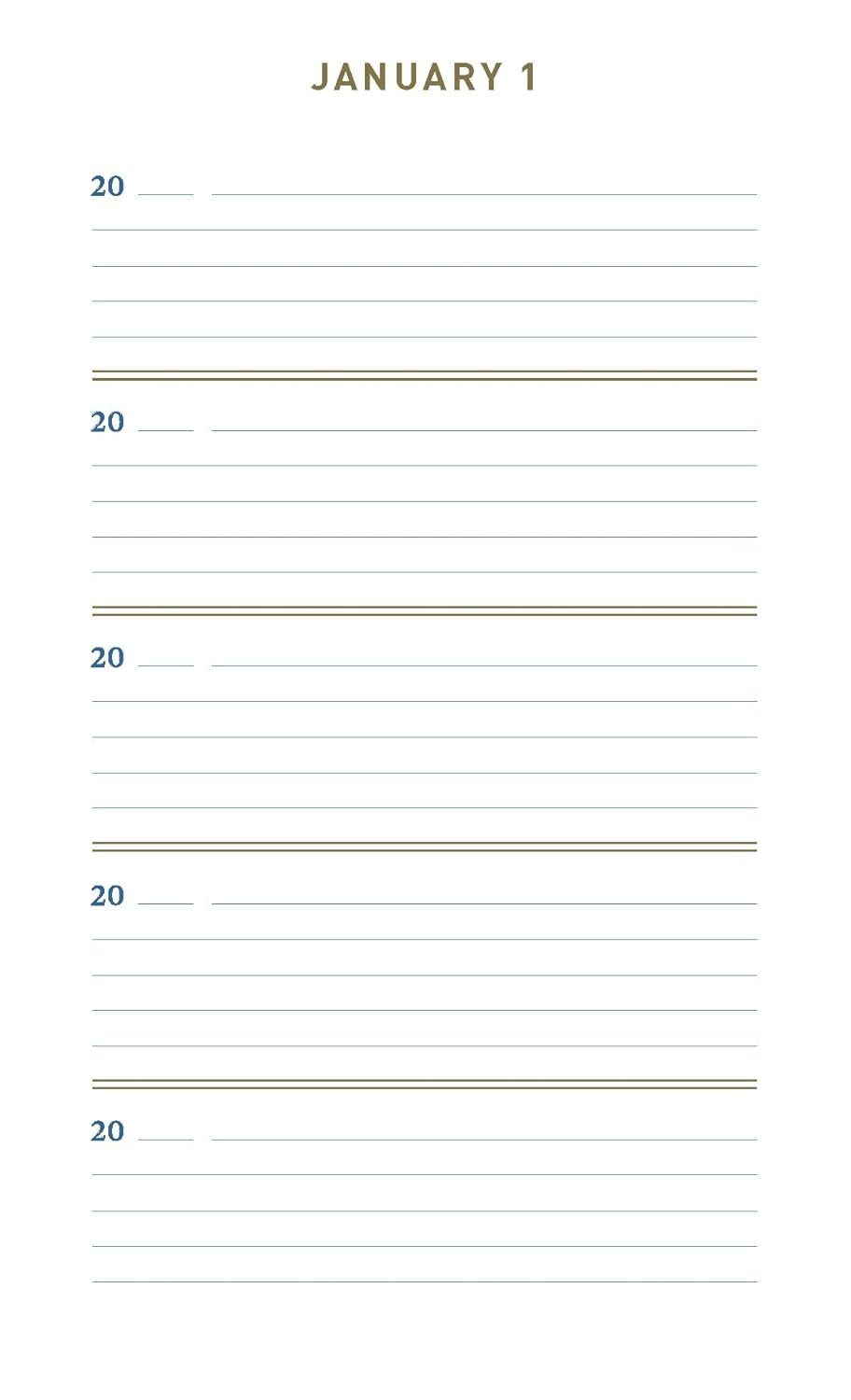 Denim One LIne  A Day:  : A Five-Year Memory Book