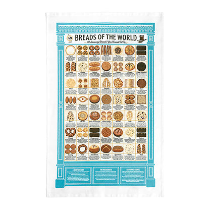 Breads Of The World Tea Towel