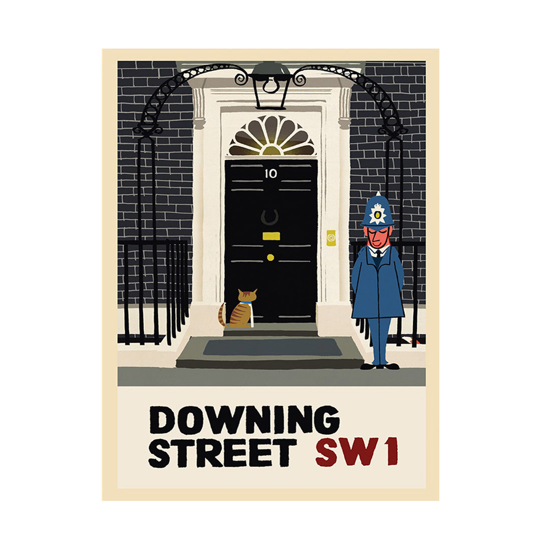 Downing Street SW1 London Postcard