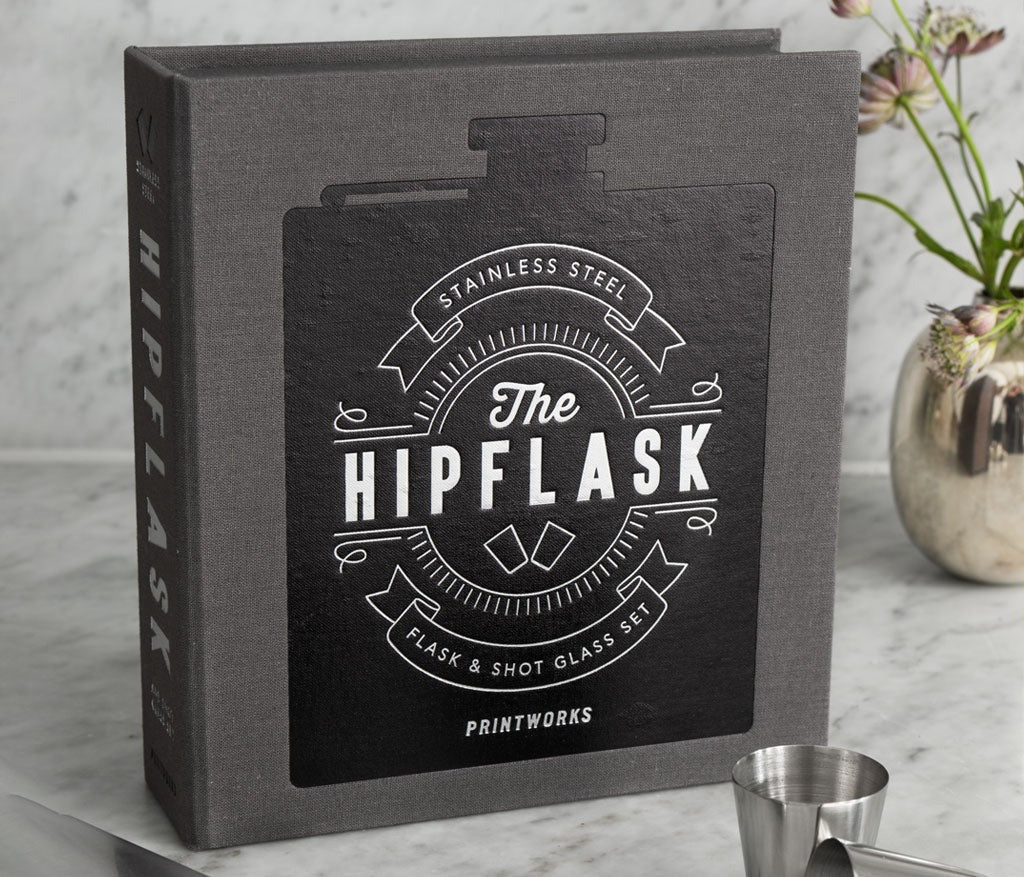 Essential Flask &amp; Shot Glasses Tools Set