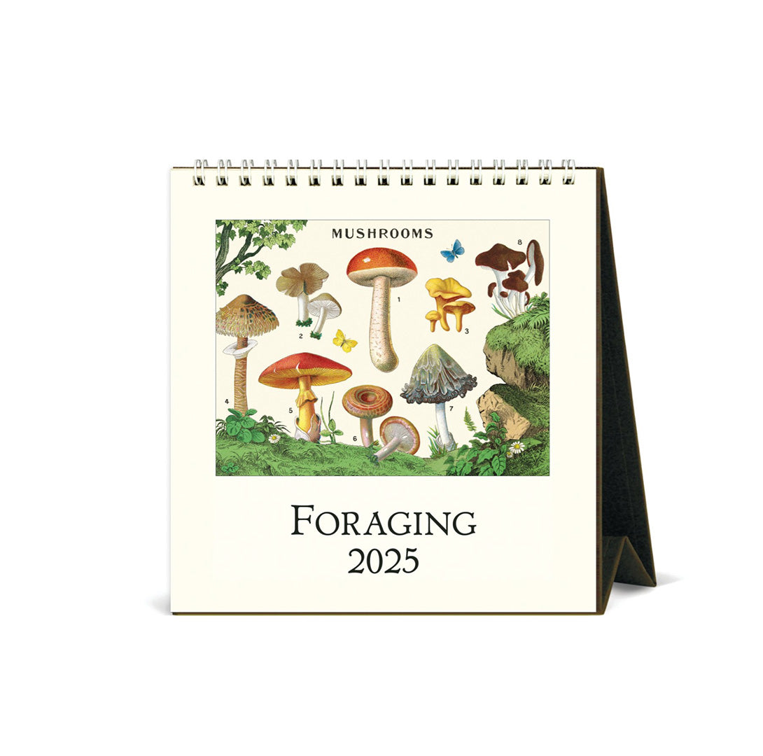 Foraging Desk Calendar 2025