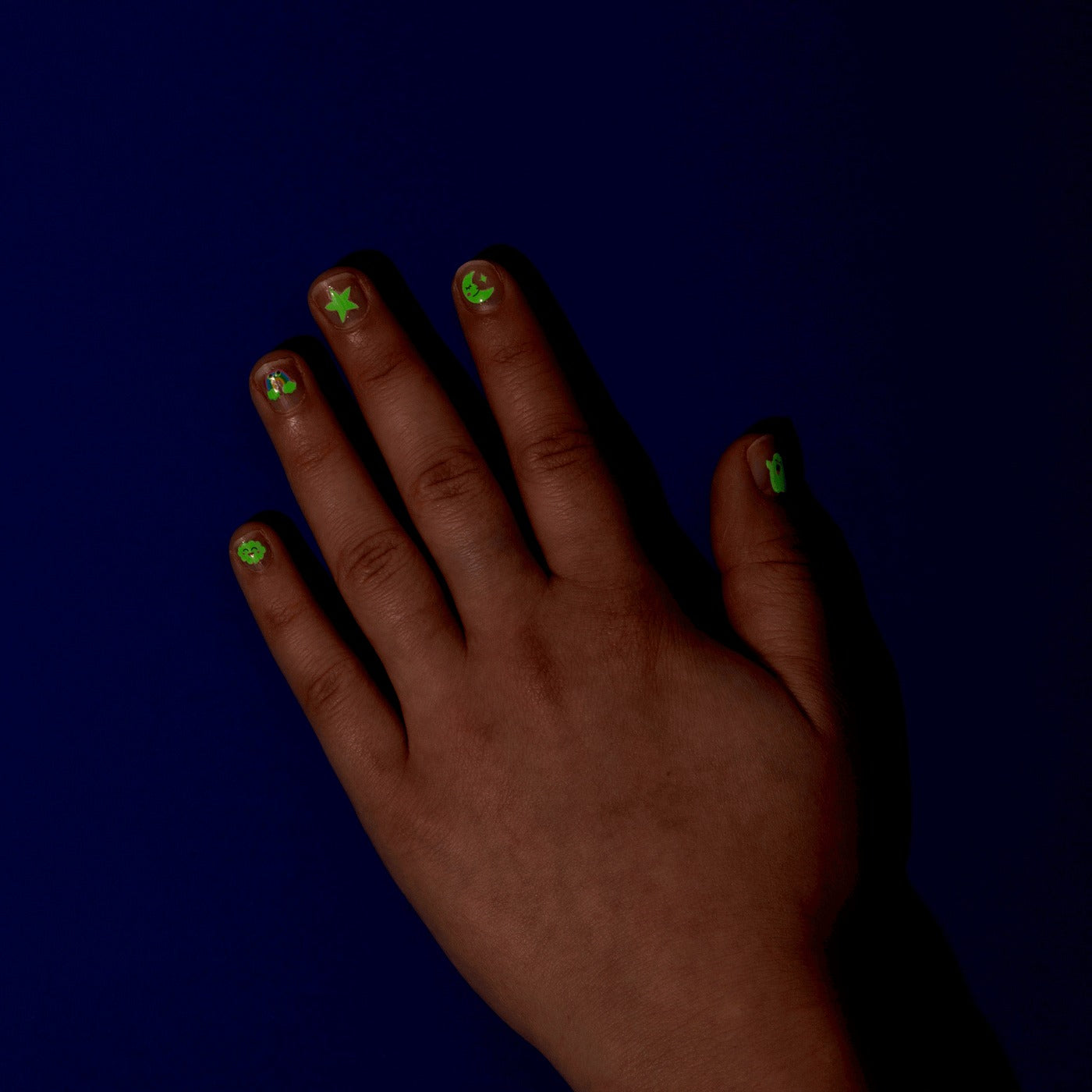 Glow Party Nail Stickers