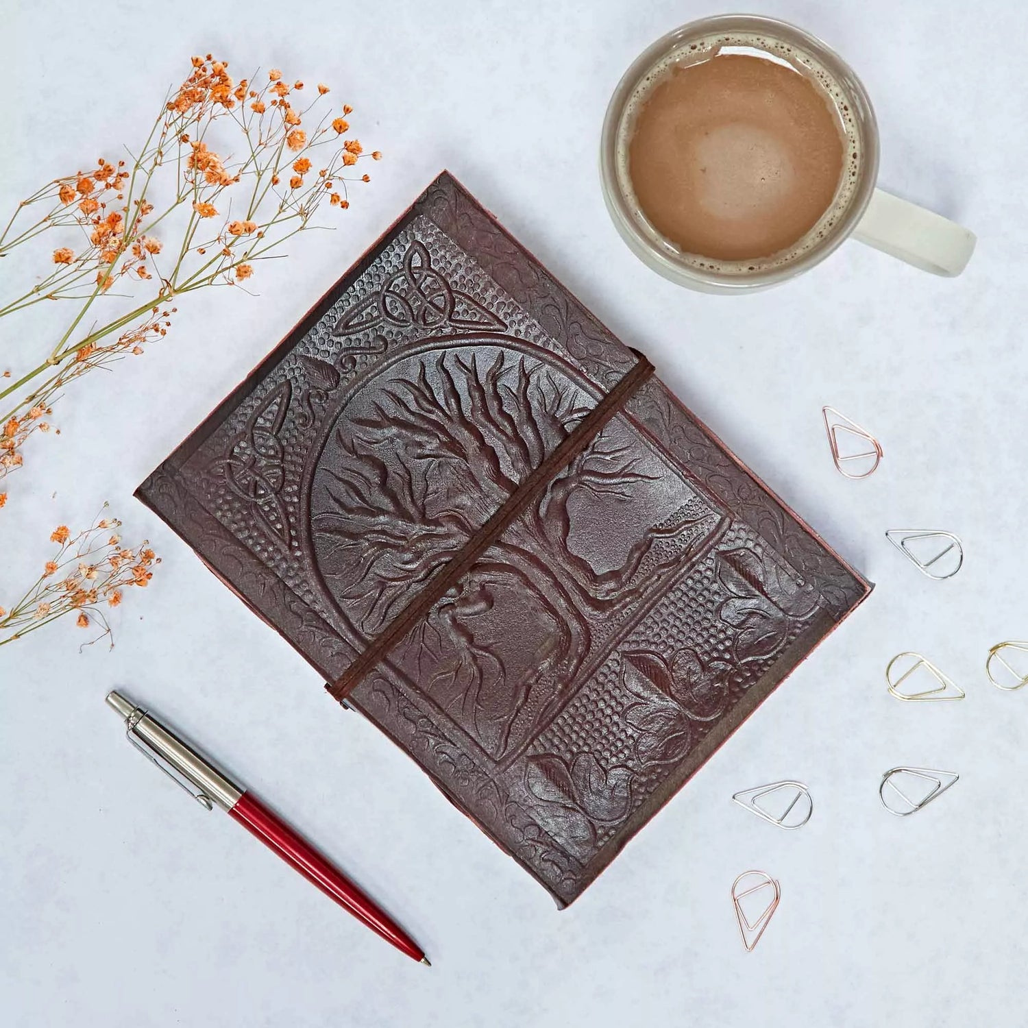 Tree Of Life Leather Journal