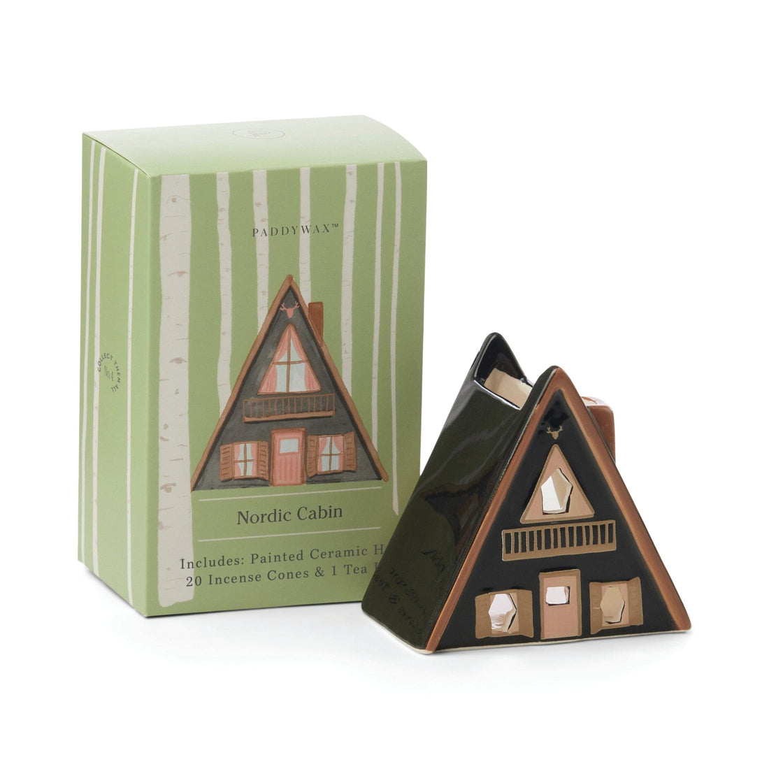 Nordic Cabin Style Incense Cones &amp; Tealight