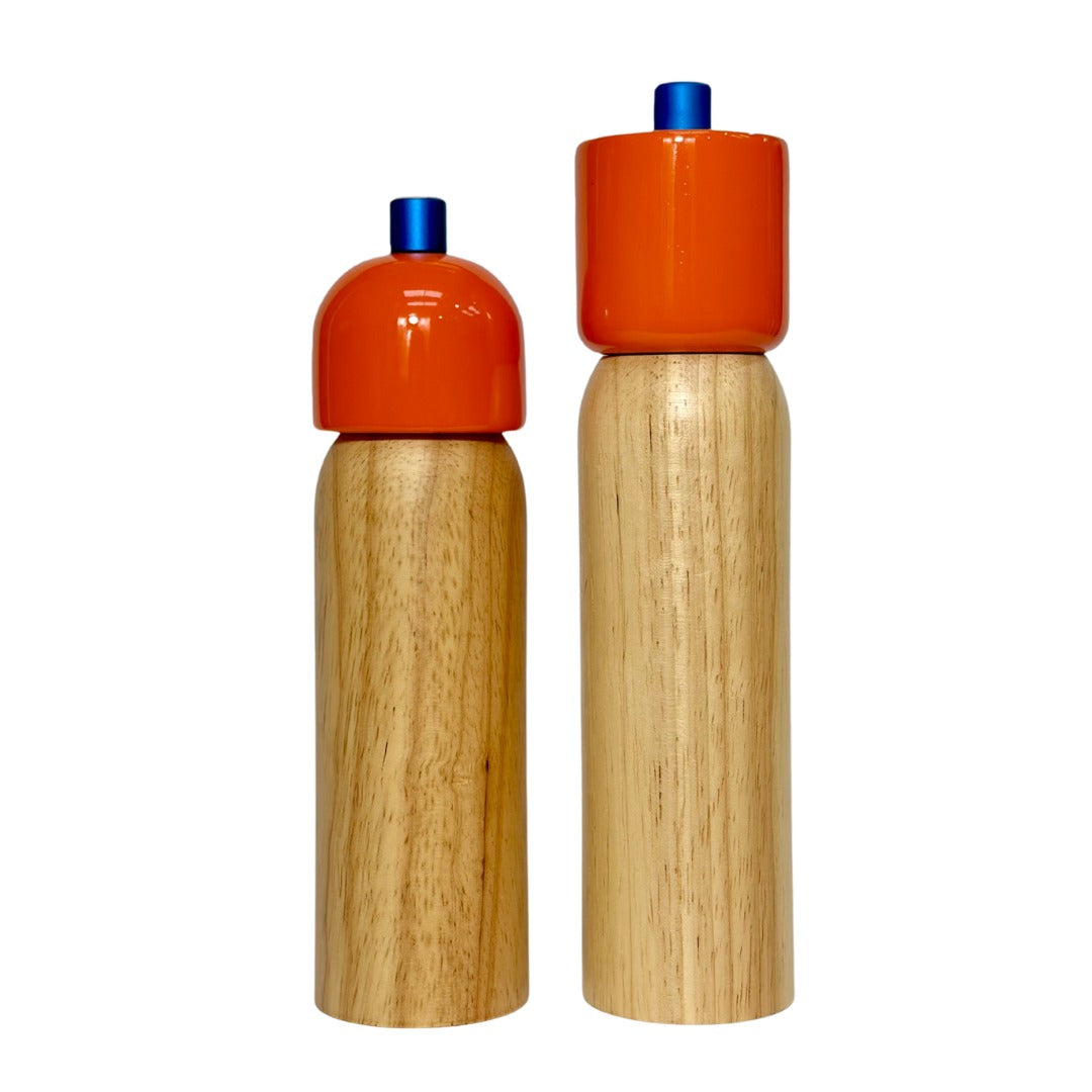 Orange &amp; Blue Salt &amp; Pepper Grinder