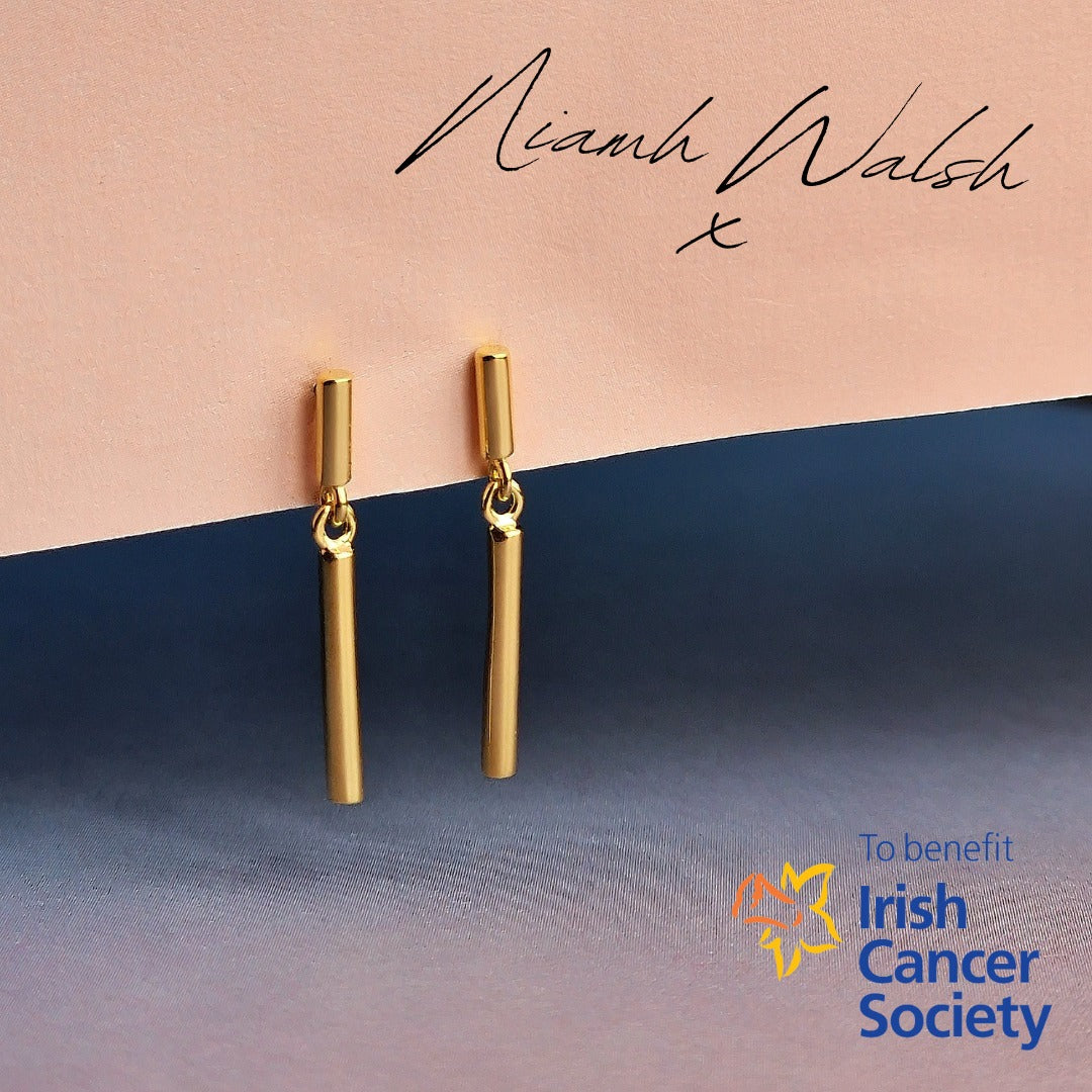 Ireland  Bar Drop Stud Earrings