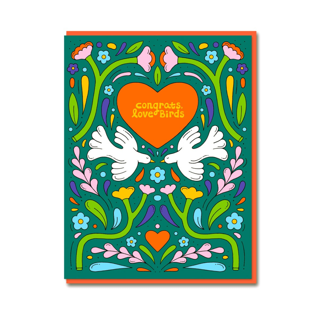 Congrats Love Birds Card