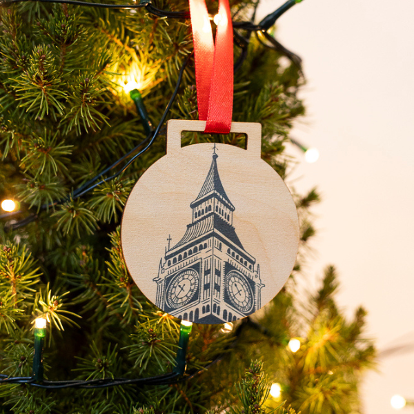 The Big Ben Wooden Bauble