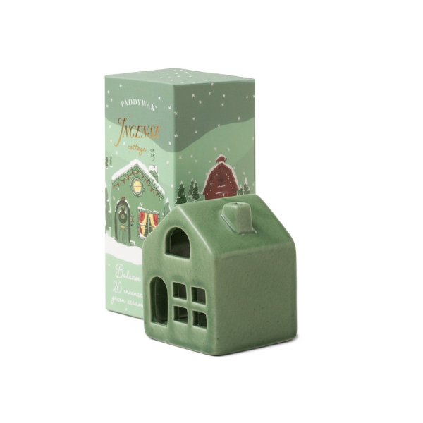 Incense Cone Holiday Green Cottage