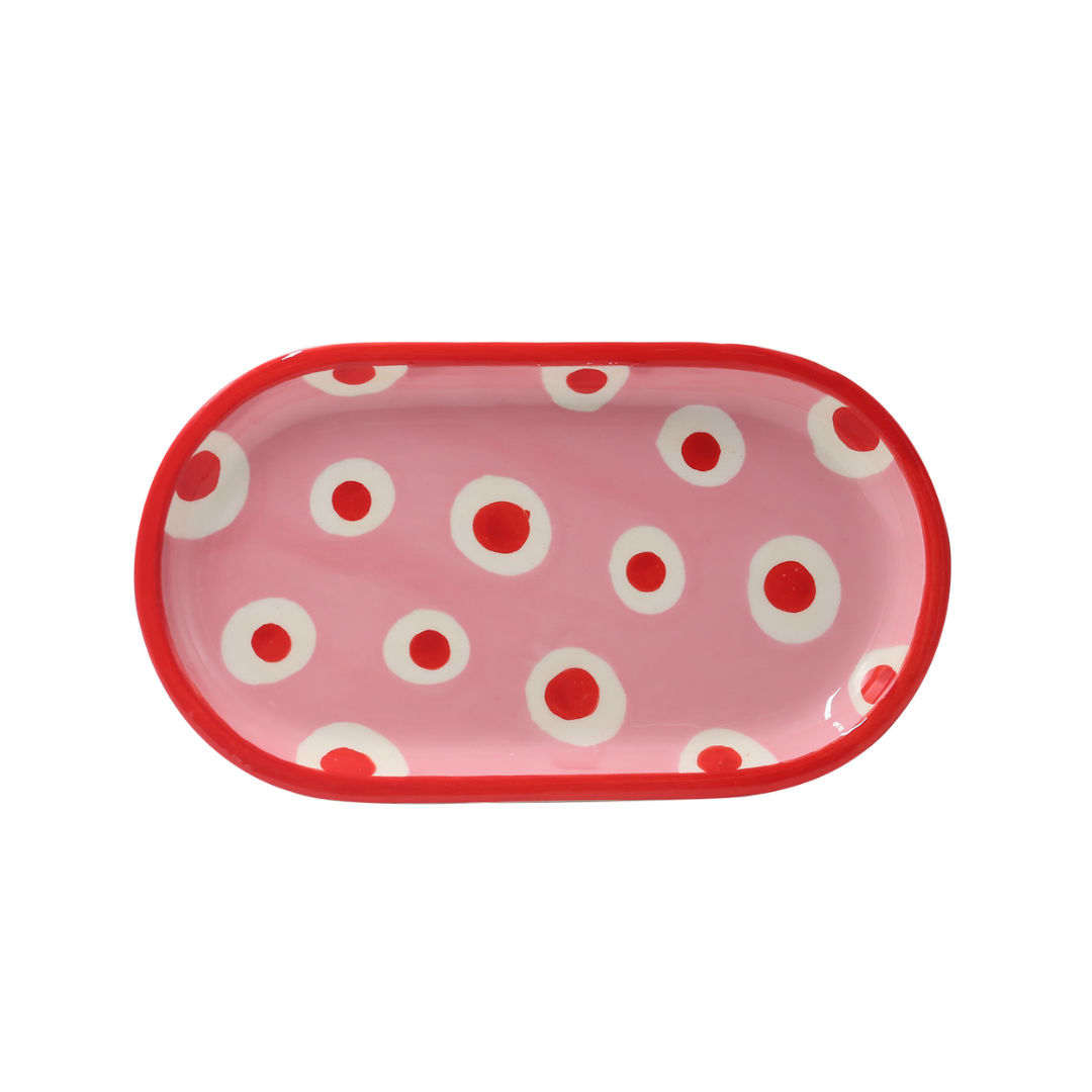 Marcela Tray Red Dots