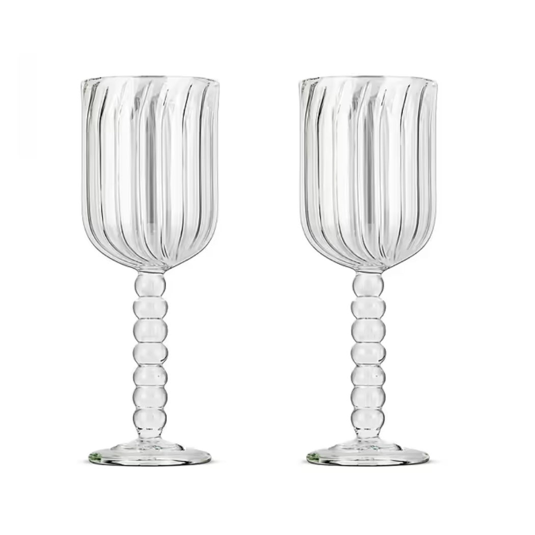 Santosa Clear Wine Glass -  Set 0f 2