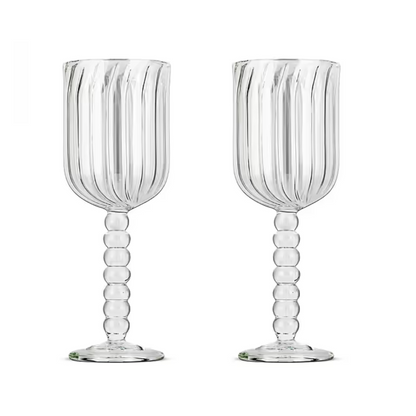 Santosa Clear Wine Glass -  Set 0f 2