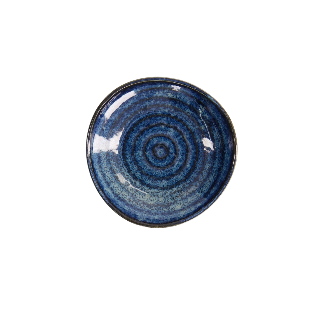 Cobalt Blue Shallow Bowl