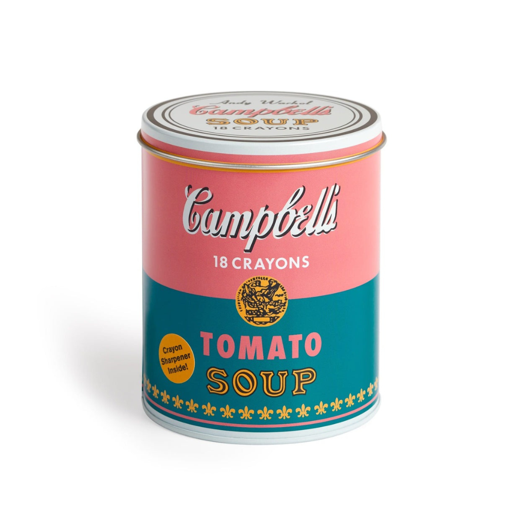 Andy Warhol Soup Can Crayons &amp; Sharpener