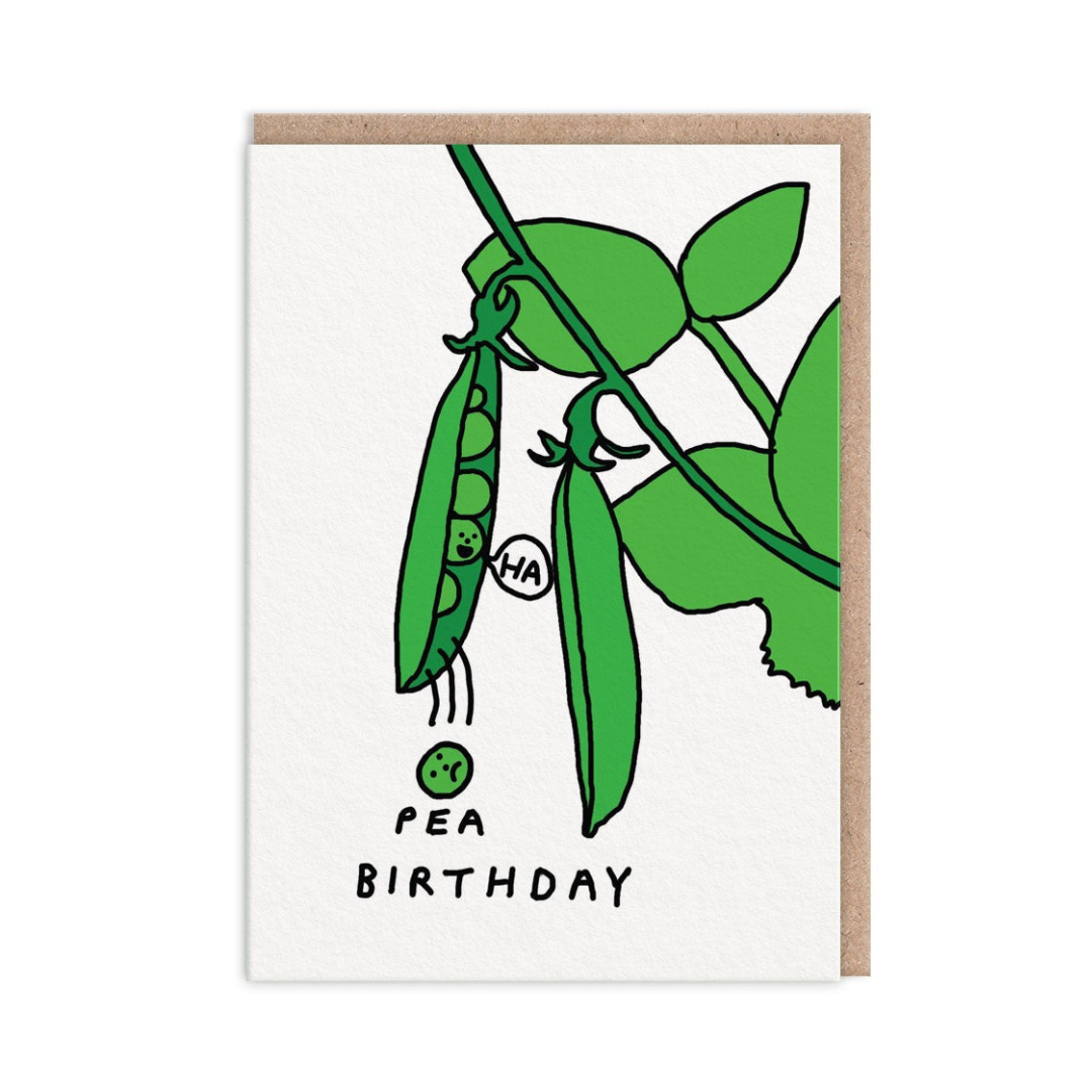 Pea Birthday Card