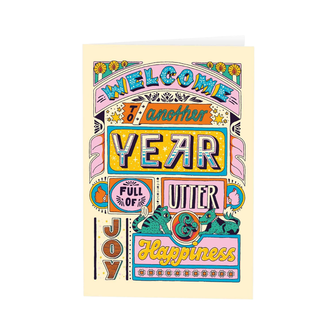 Another Year Full Of Happiness Card