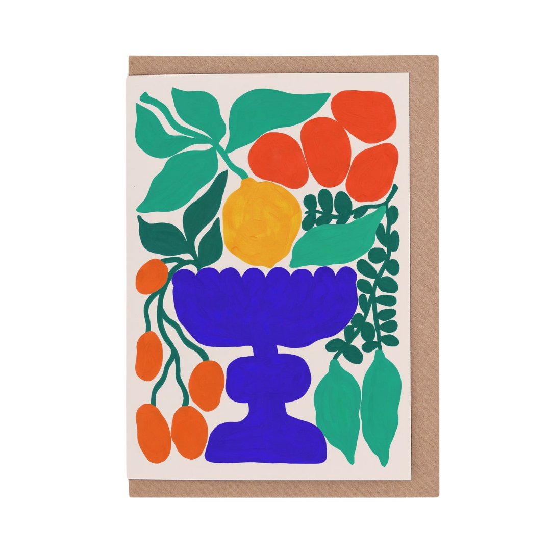 Fruit Bowl Greeting Cards