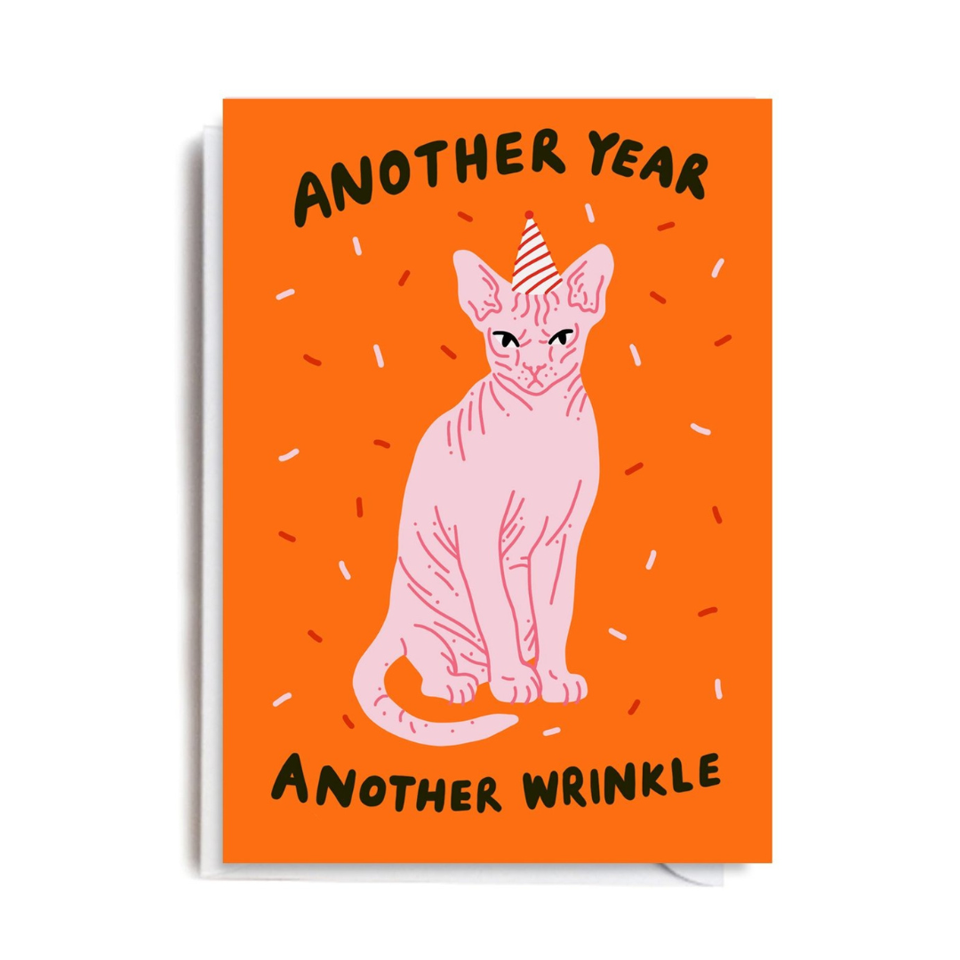 Another Year Another Wrinkle Card