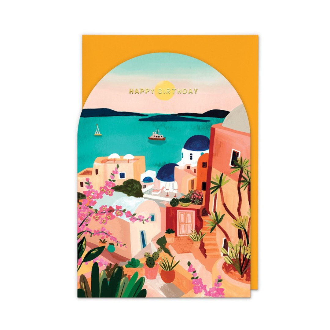 Santorini Card