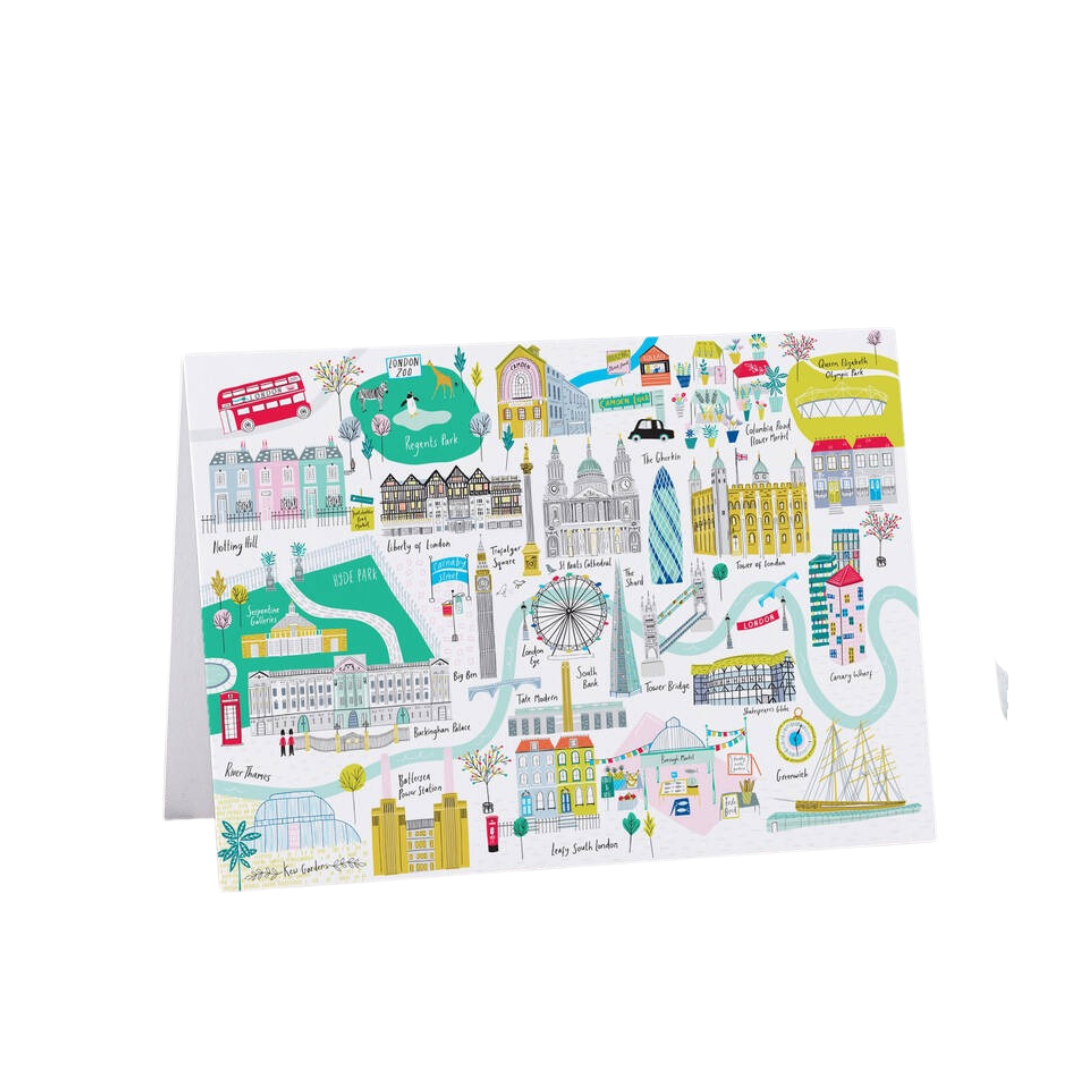 Central London Map Card