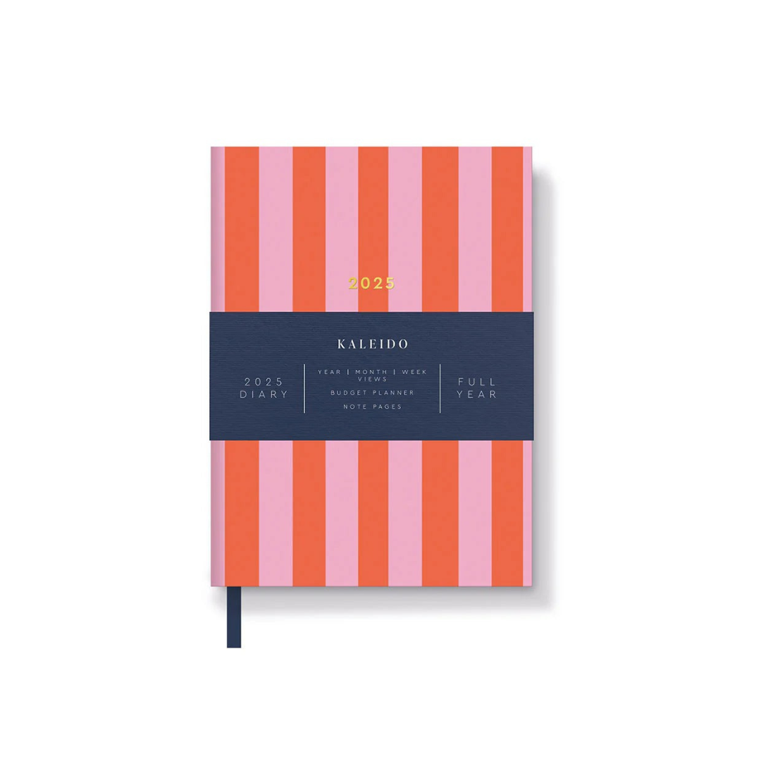 Kaleido 2025 A6 Candy Stripes Diary