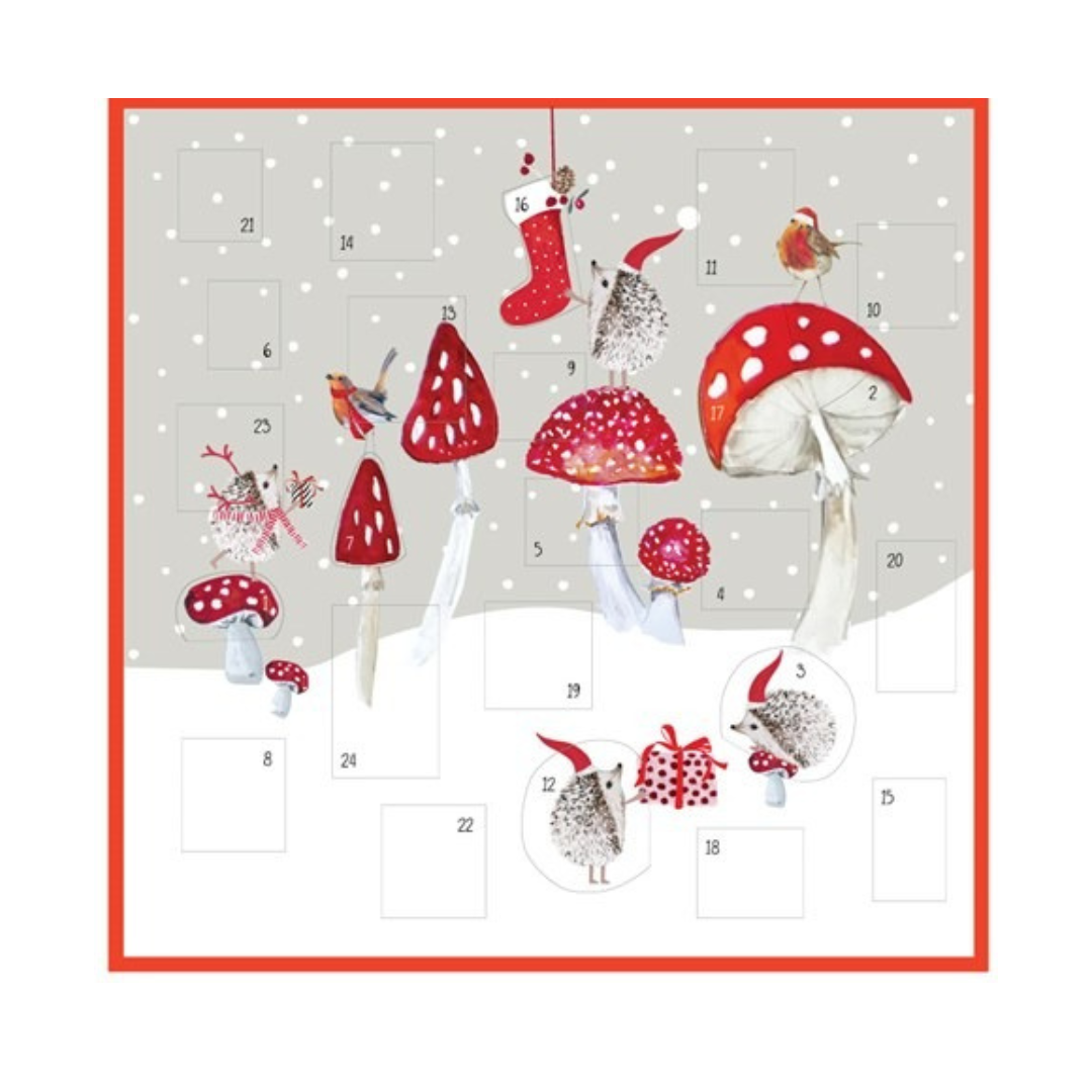 Toadstools - Advent Card