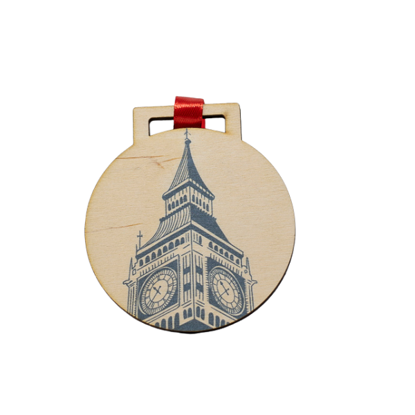 The Big Ben Wooden Bauble