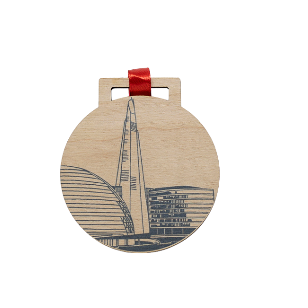 The Shard Wooden Baubles