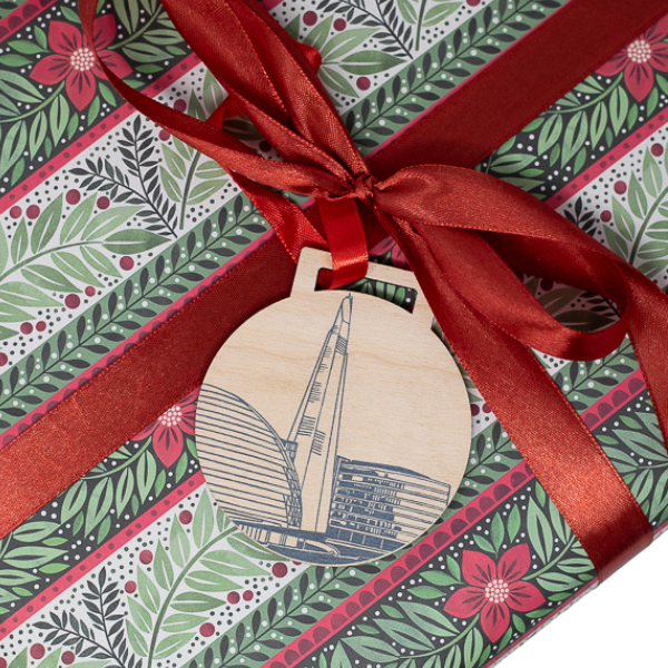 The Shard Wooden Baubles