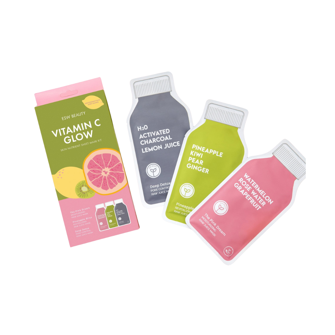 Vitamin C Glow - 3 Sheet Masks Set