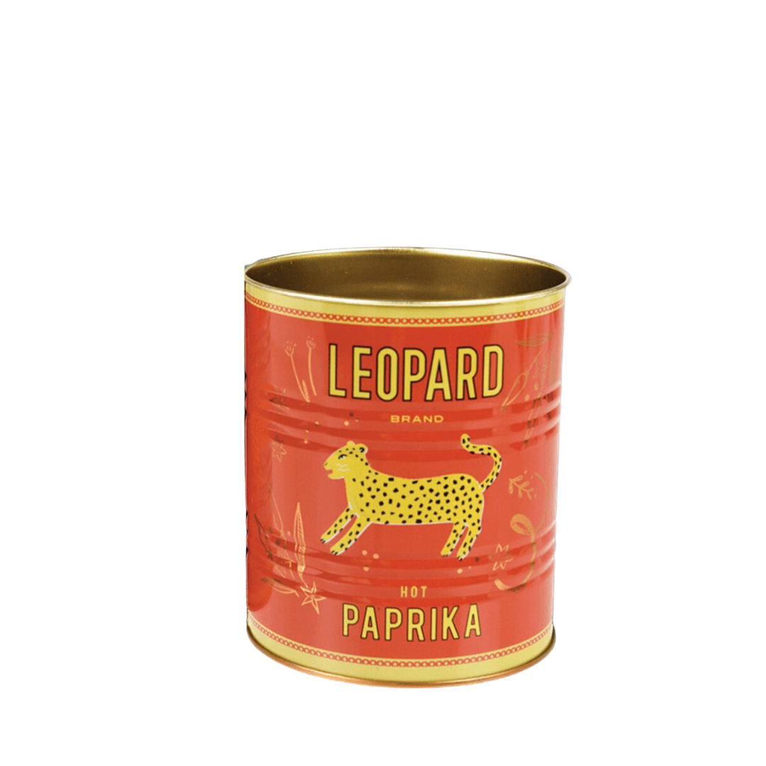 Paprkia Leopard Storgae Tin