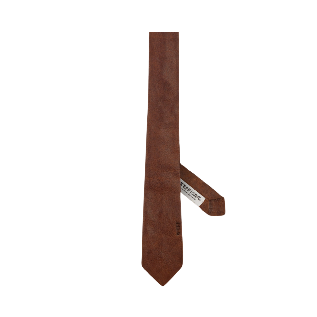 Handmade Skinny Leather Tie