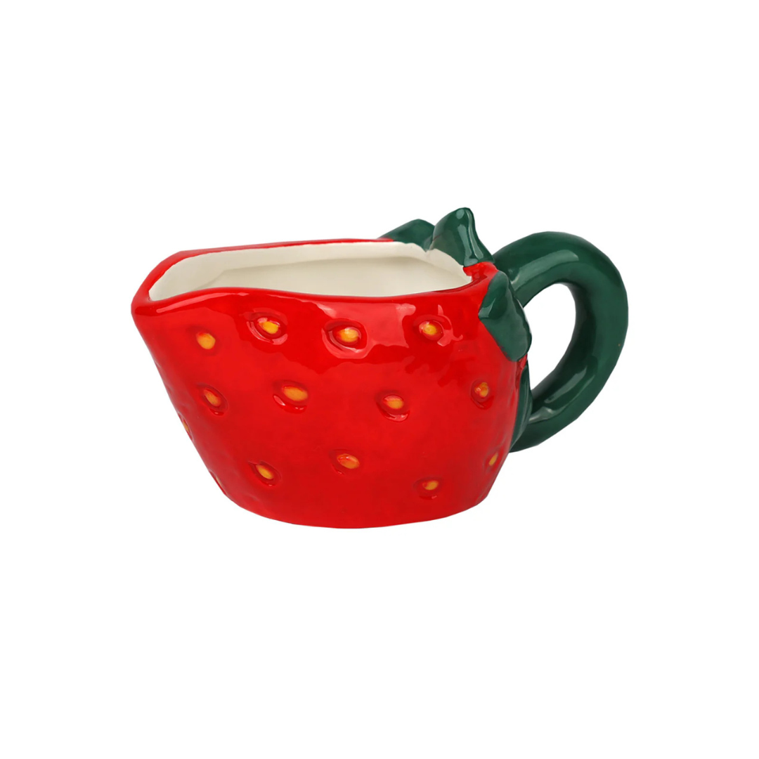 Ceramic Strawberry Small Jug