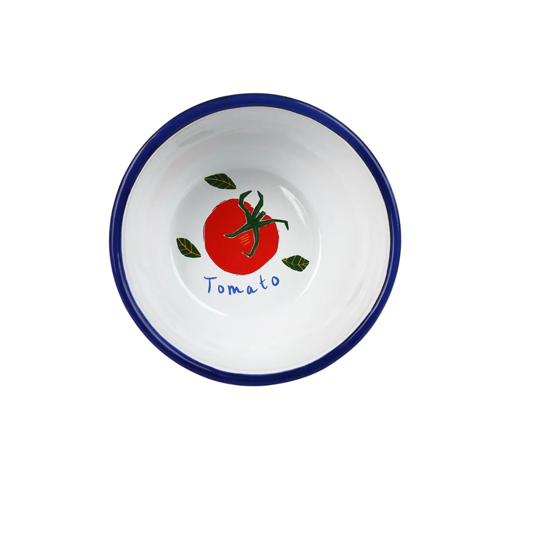 Bon Appetit Bowl Stripe Tomato