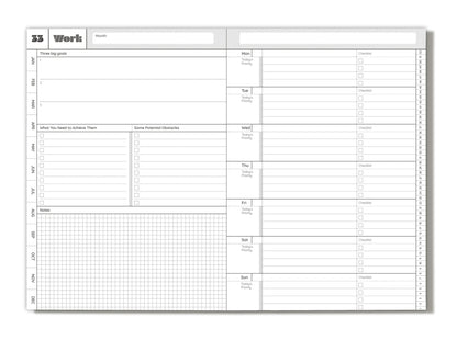 Work Play Journal - 264 Pages