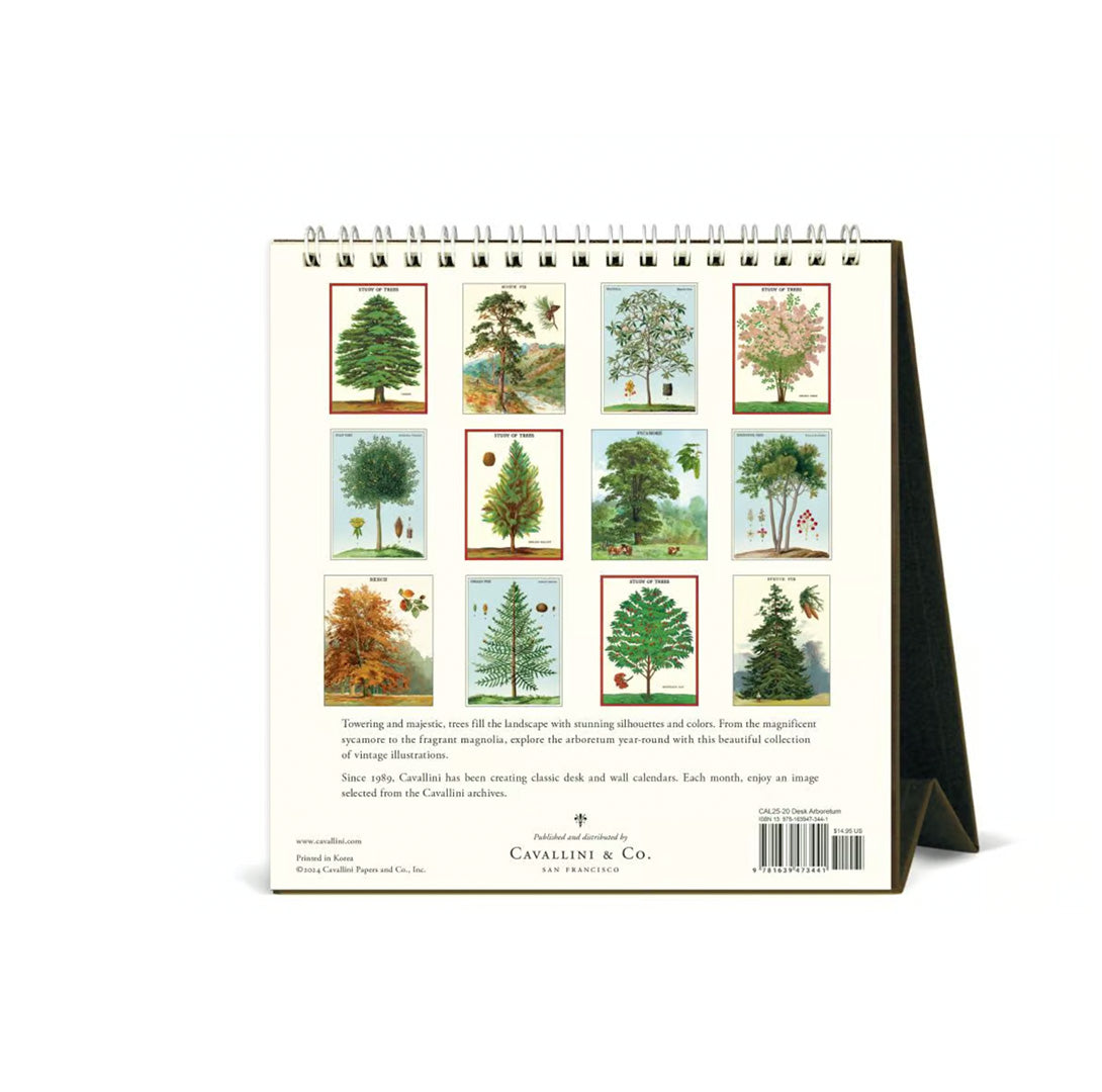 Arboretum Desk Calendar 2025