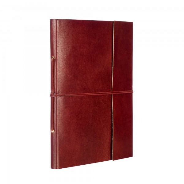 Handmade Distressed Plain Leather Photo Album - Extra Large