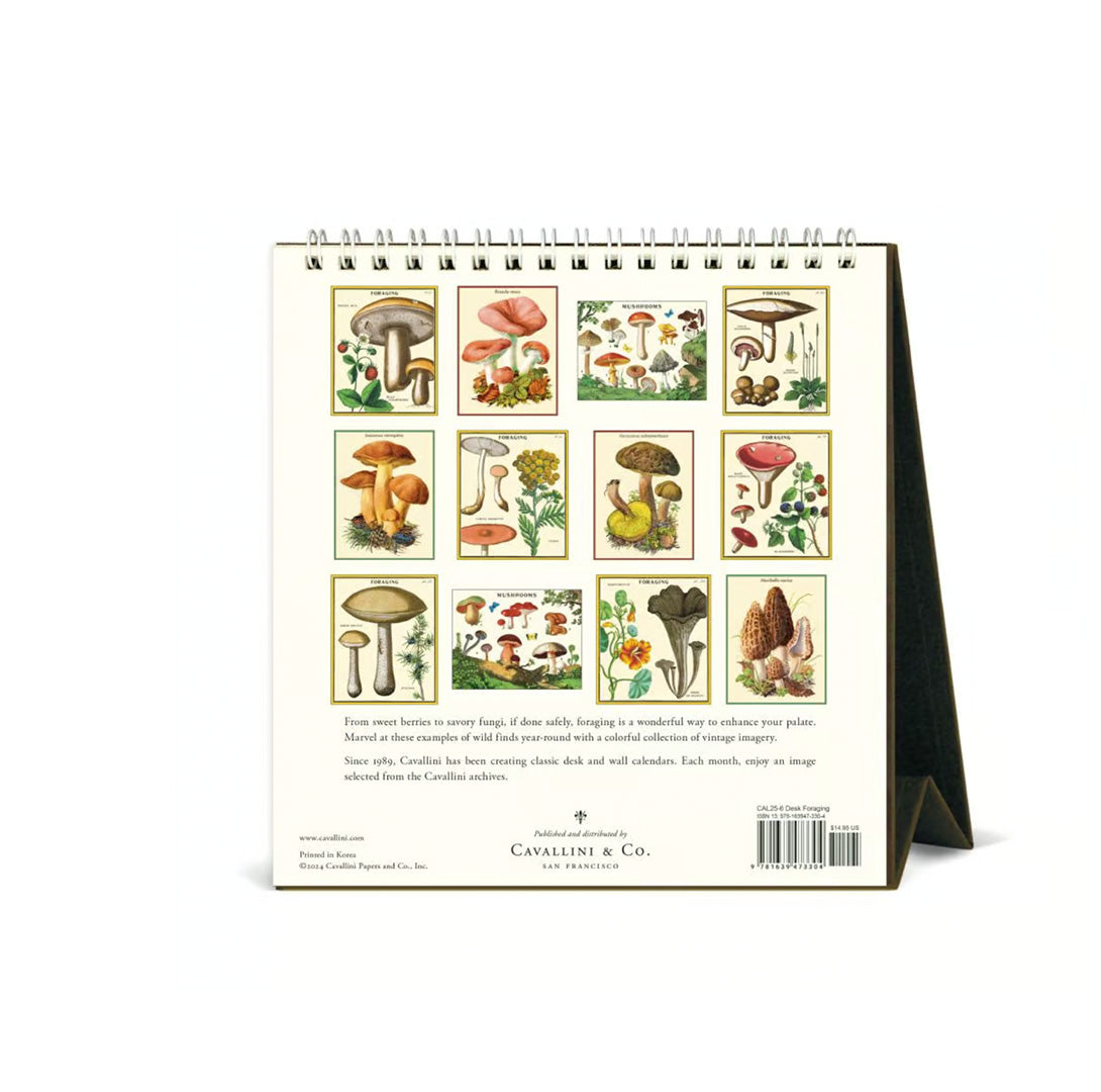 Foraging Desk Calendar 2025