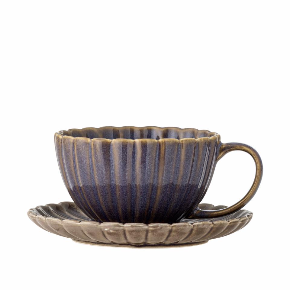 Latina Cup &amp; Saucer Purple
