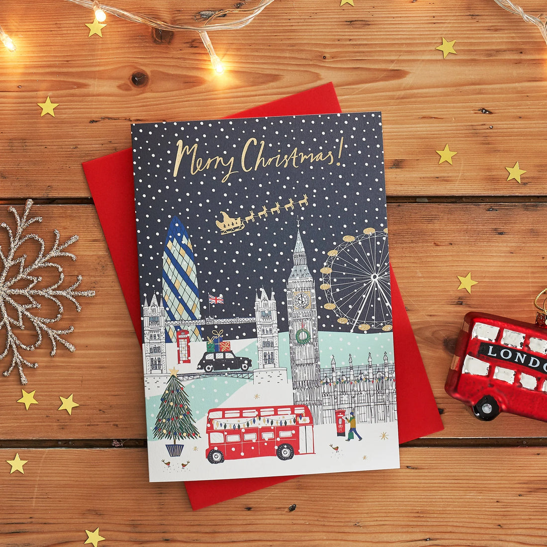 London Skyline Christmas Card 2