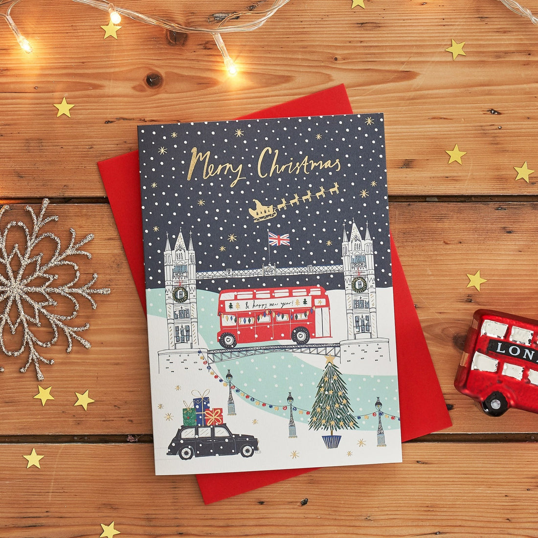 London Skyline Christmas Card 3