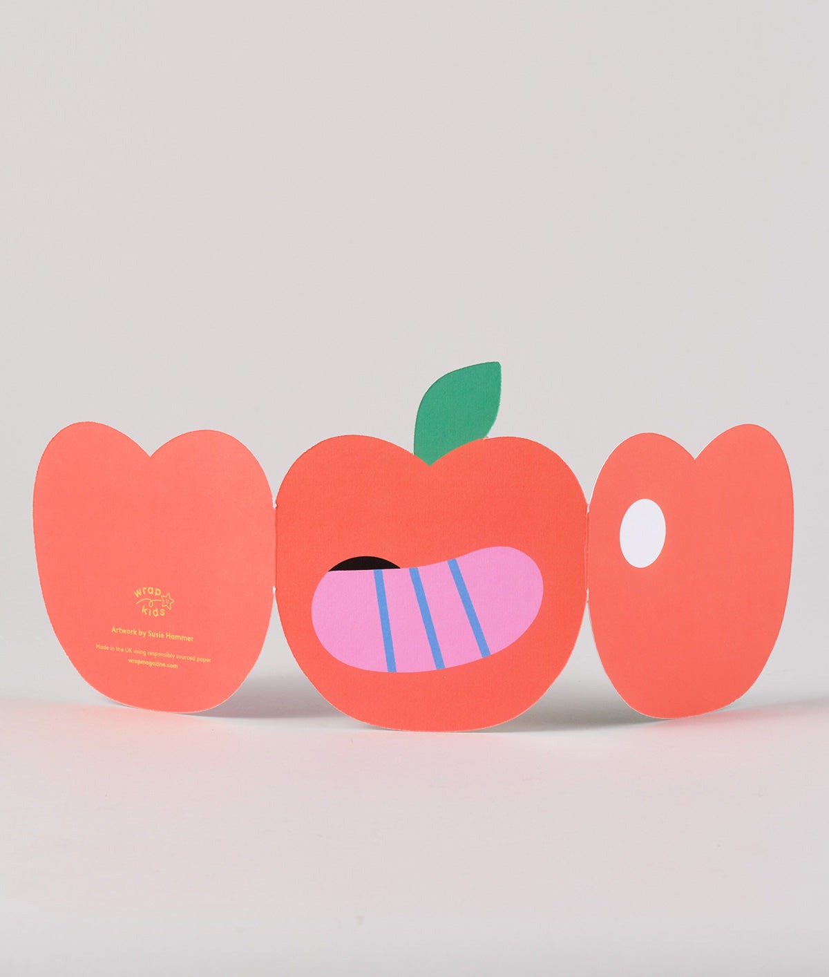 Apple Fold-Out Happy Birthday Card