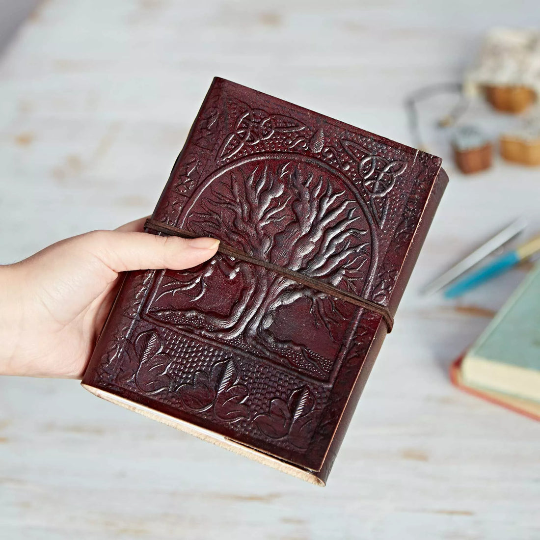 Tree Of Life Leather Journal