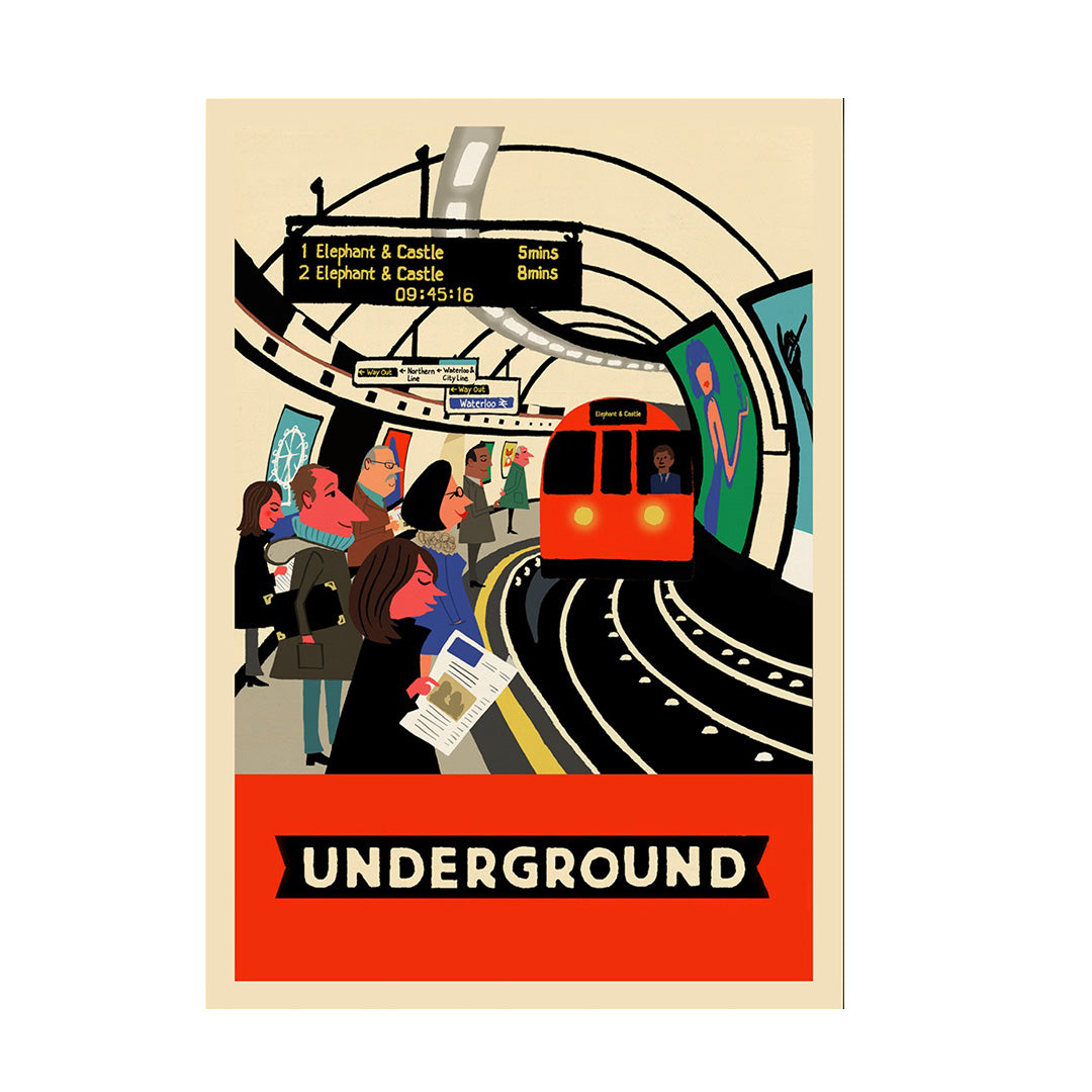 London Underground Postcard